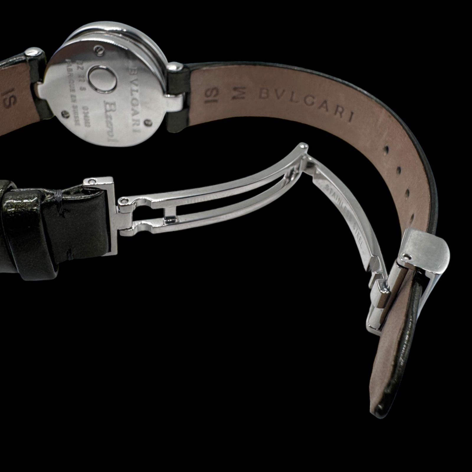 稼働 美品 BVLGARI ブルガリB-zero ビーゼロワン 12Pダイヤ BZ22S