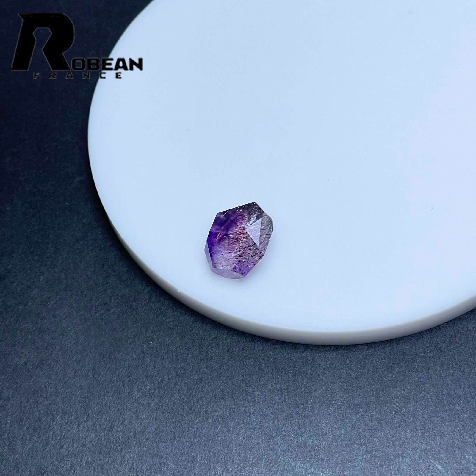 EU製 定価10万円 ROBEAN スーパーセブン パワーストーン 天然石 原石 お守り ギフト プレゼント 17 14 6 9 5 mm