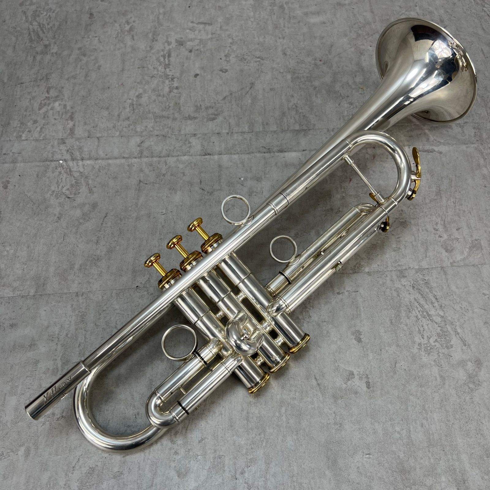 XO B♭トランペット RV GBS ゴールドブラス 銀めっき SILVERPLATE ダブルハードケース trumpet 管楽器 エックスオー