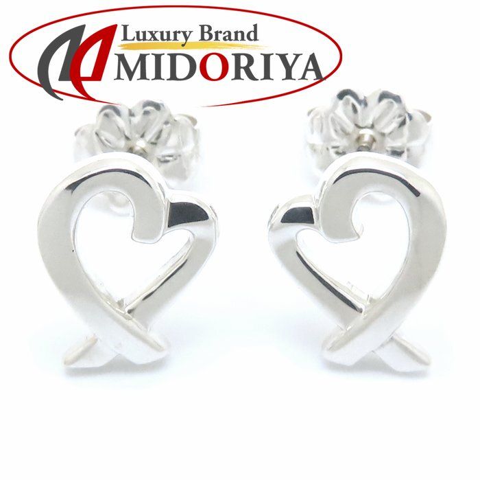TIFFANY Co ティファニー ラビングハート ピアス シルバー925 レディース 294664 BJ
