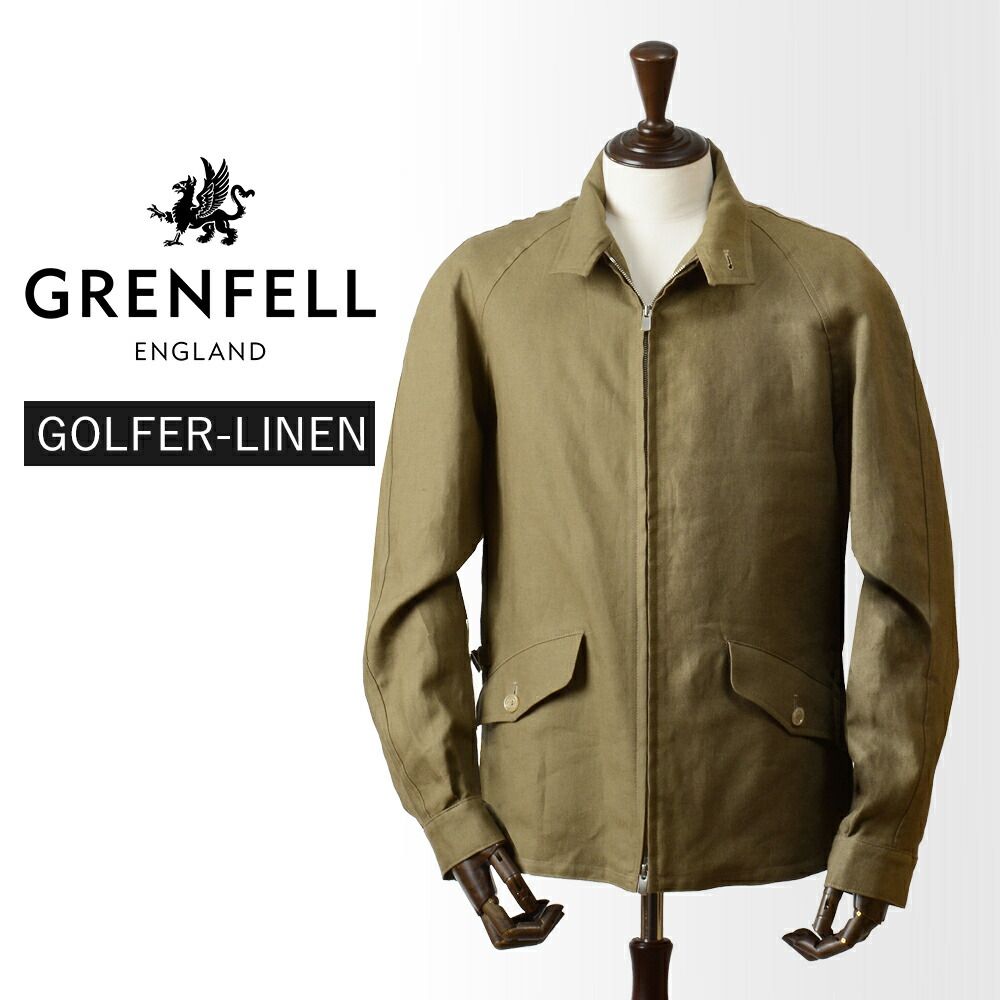 美品 GRENFELL グレンフェル スイングトップ ジャケット ブラウン英国製 美品 GRENFELL グレンフェル スイングトップ ジャケット ブラウン英国