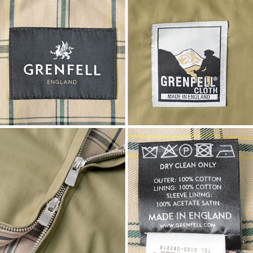 40%OFF/定価72,600円】グレンフェル 新品 ハリントンジャケット