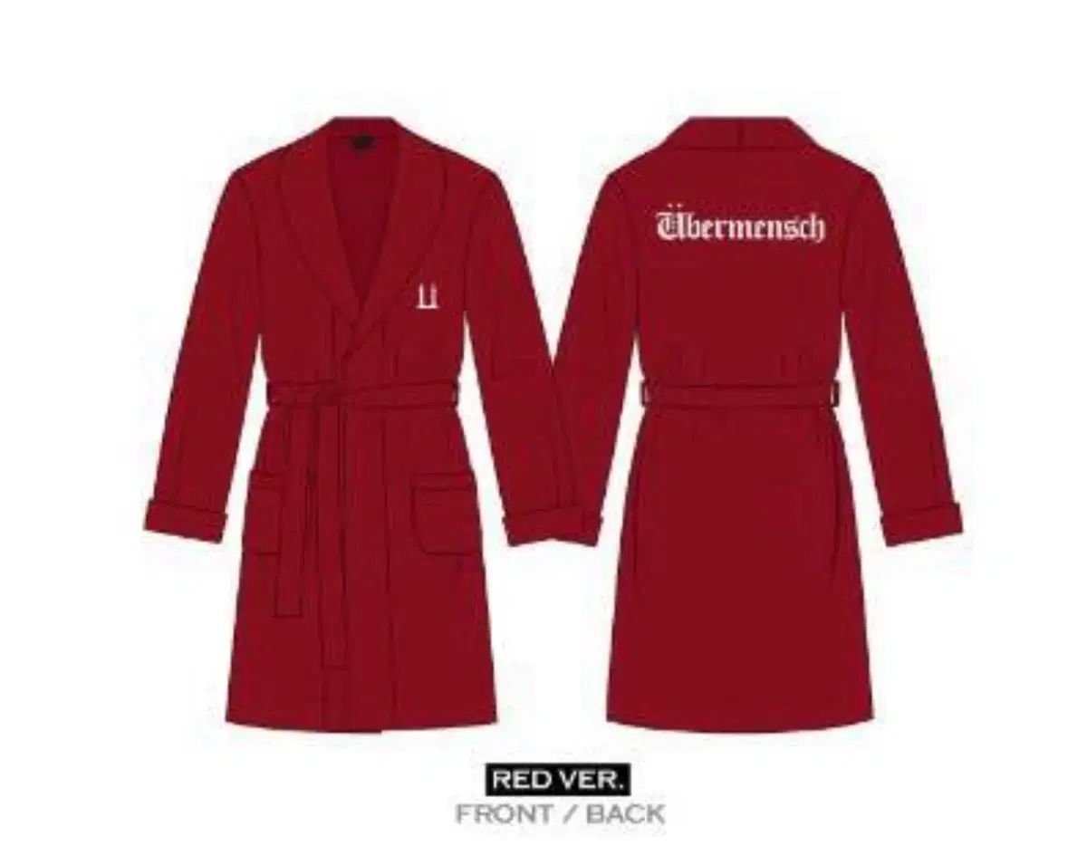 【公式正規品】 G-DRAGON ジヨン ローブ フリーサイズ RED G-DRAGON（ジードラゴン） ローブ レッド - メルカリ