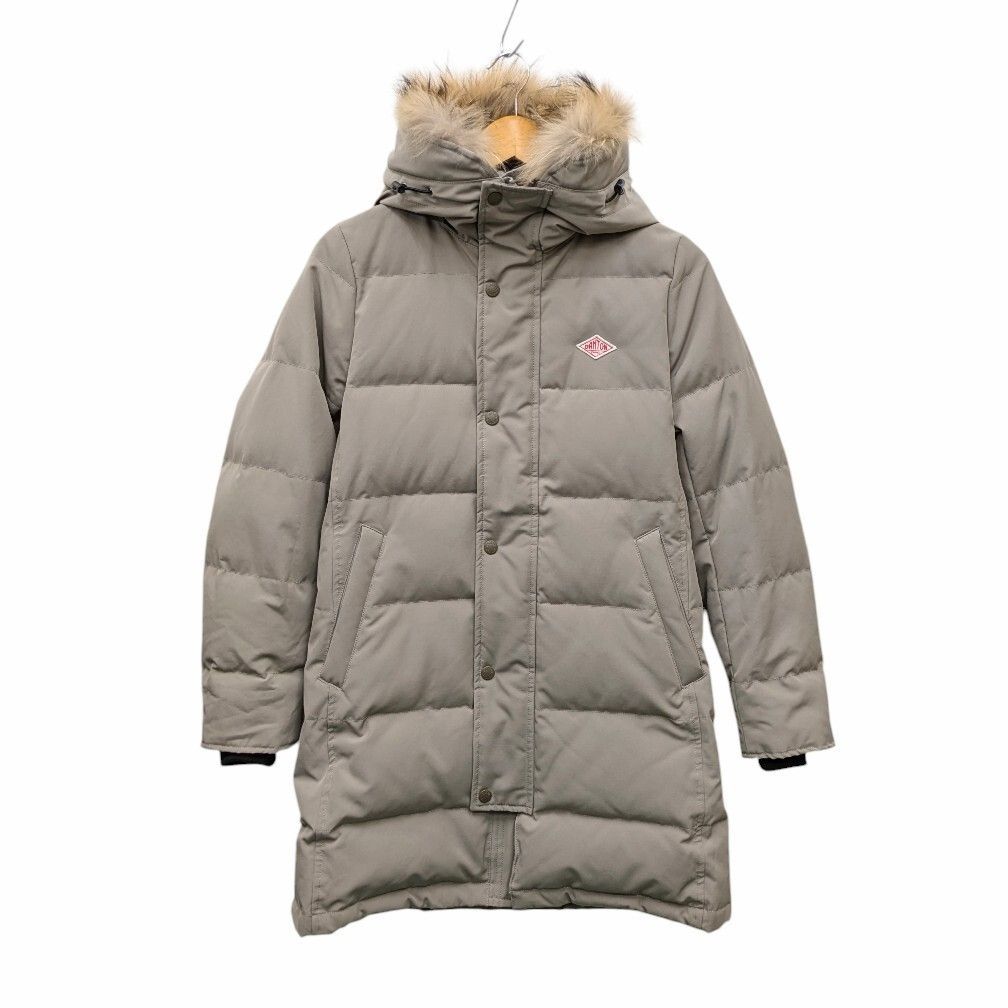 DANTON ダントン JD-8744 LAS フード付き ファー ロングダウンコート D