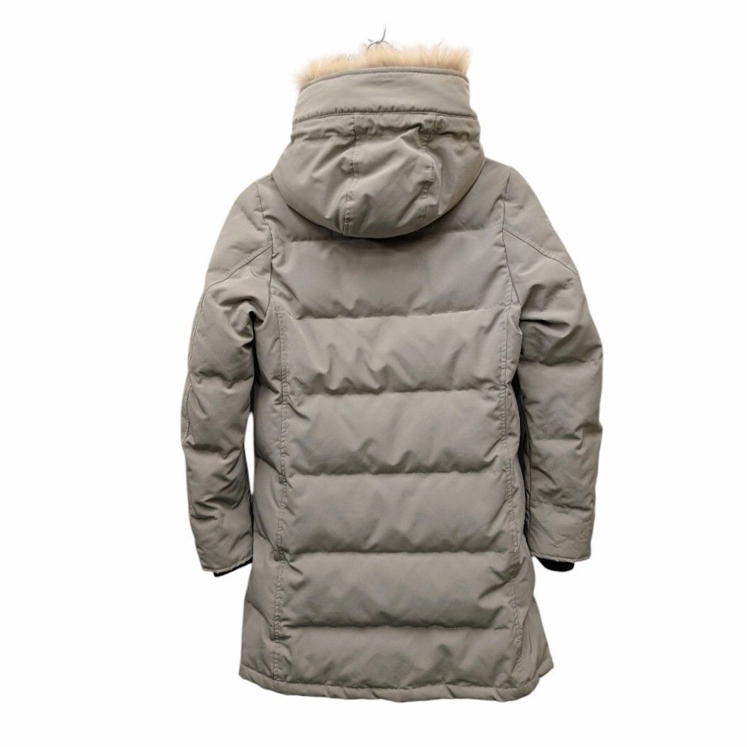 DANTON ダントン JD-8744 LAS フード付き ファー ロングダウンコート D