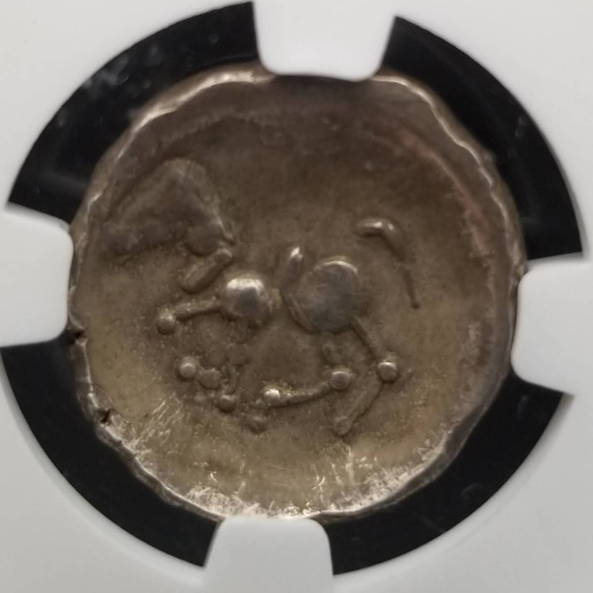 NGC鑑定 Ch XF 5 ケルツ アイリッシュ 西ヨーロッパ ディドラクマ銀貨 フィリップ２世 ゼウス コイン