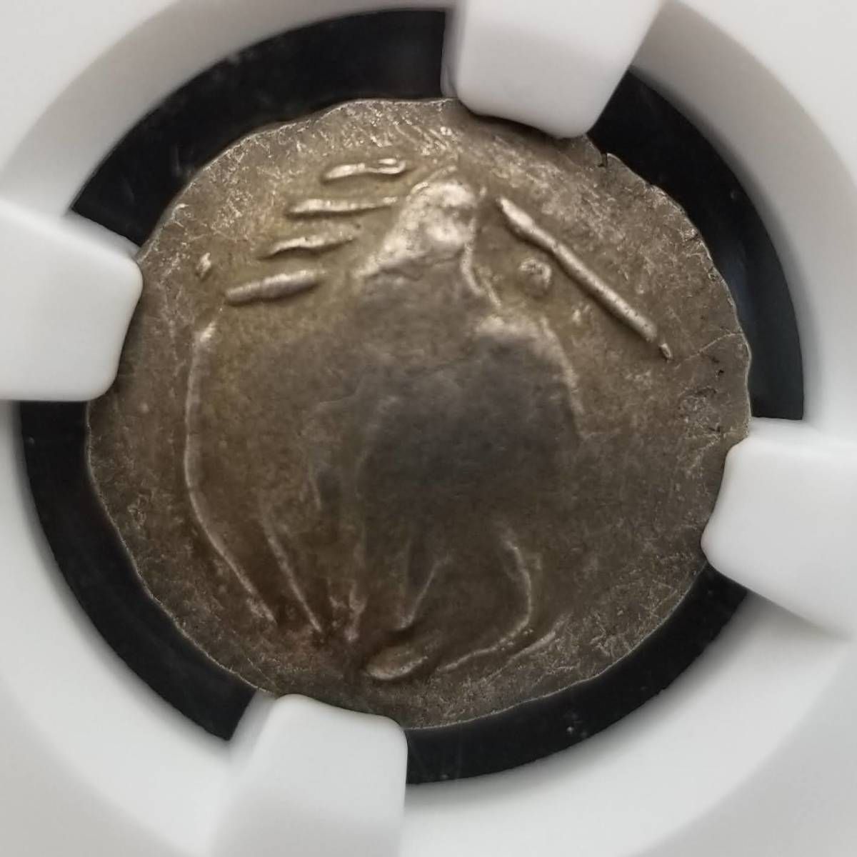 NGC鑑定 Ch XF 5 ケルツ アイリッシュ 西ヨーロッパ ディドラクマ銀貨 フィリップ２世 ゼウス コイン