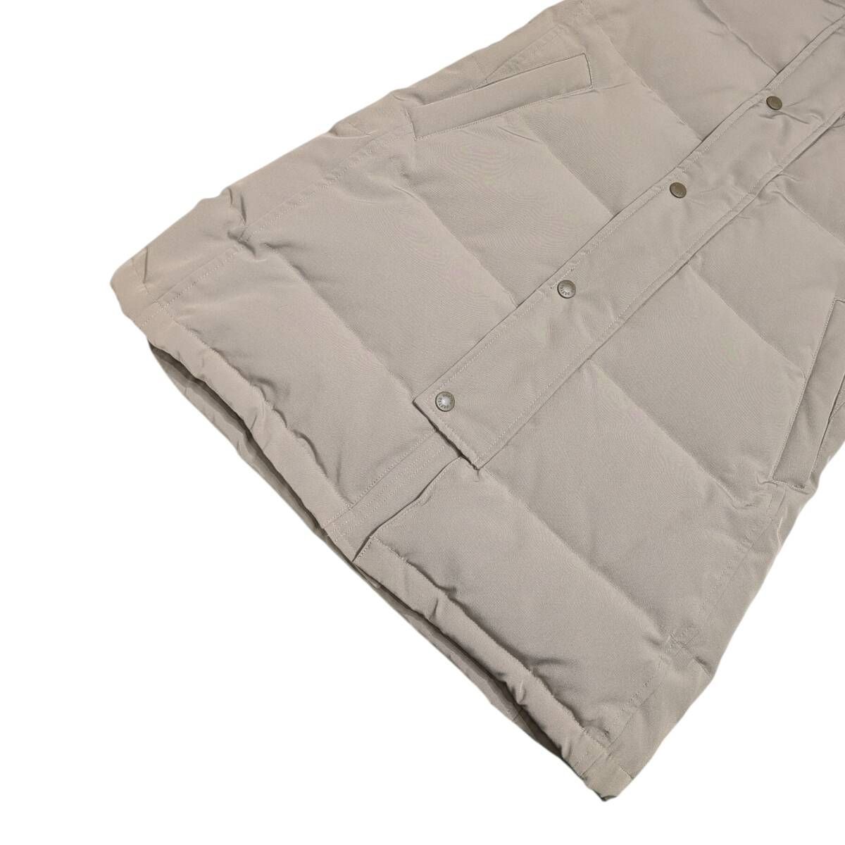 DANTON ダントン JD-8744 LAS フード付き ファー ロングダウンコート D