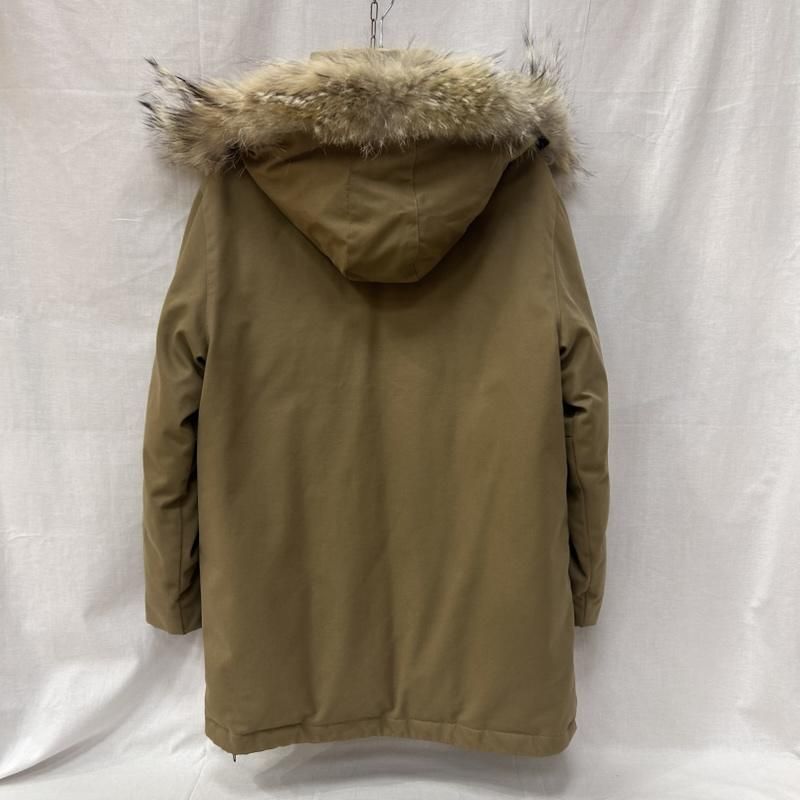 モンクレール セザンヌ 青タグ ショルダーストラップ ファー付き ベージュ サイズ1 メンズ 1 ISItems【USED】【古着】【】50148952