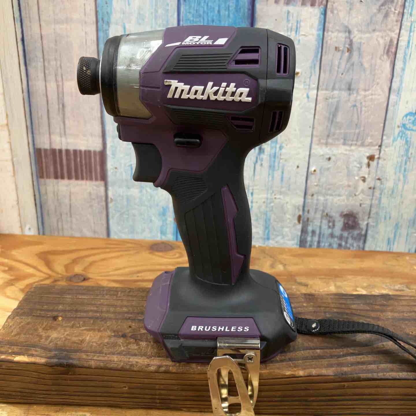 品 マキタ makita コードレスインパクトドライバー 18 V フルセット 紫色 パープル 柏店