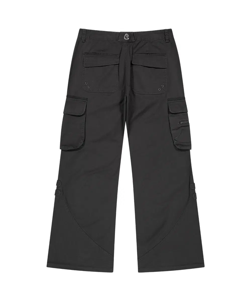 ISSEY MIYAKE イッセイミヤケ BIG ポケット カーゴ パンツ チャコール