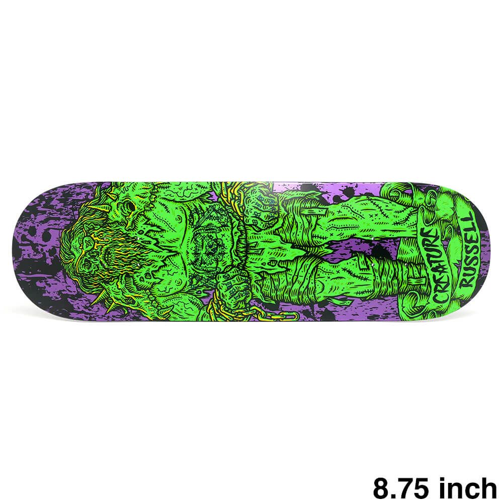 DECK クリーチャー デッキ CHRIS RUSSELL VIKING OF HESH LAW XX 8 75 スケートボード スケボー