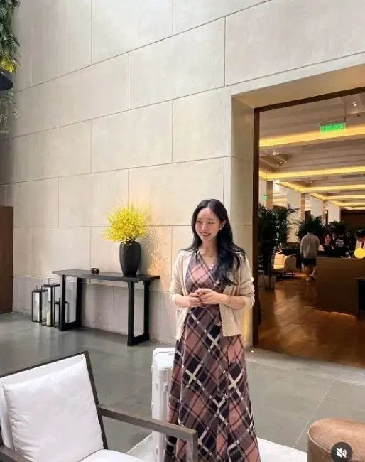 シューLYNN 25 CHECKマキシ