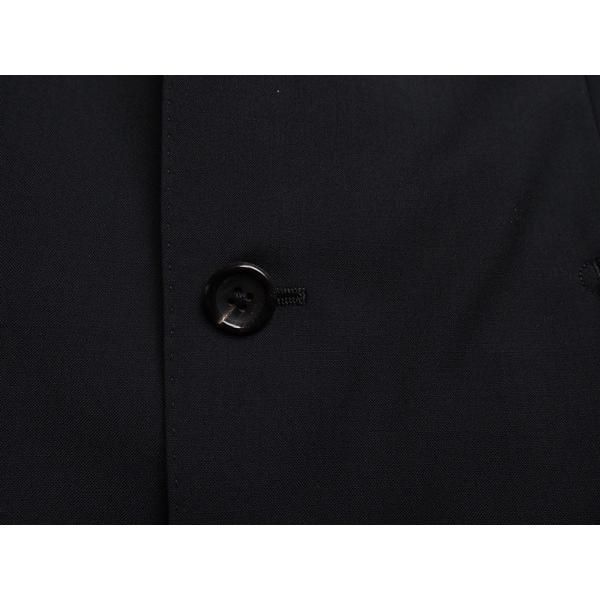 新品12.9万円 大手百貨店扱い 春夏『ロロピアーナ ZELANDER 伊製生地』ウール100% 艶感 ソリッド無地 スーツA4紺(B) 1506471