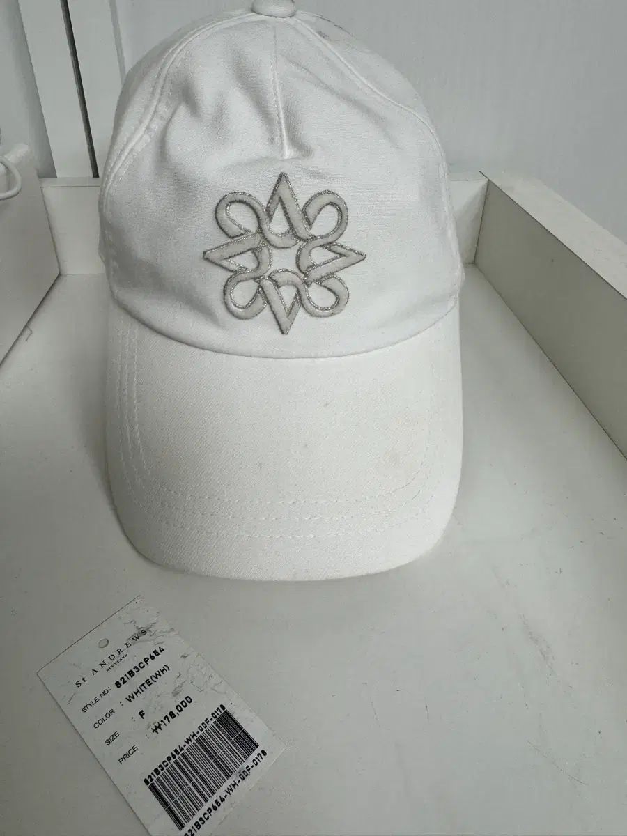 St ANDREWS セント アンドリュース 白 ベースボールキャップ