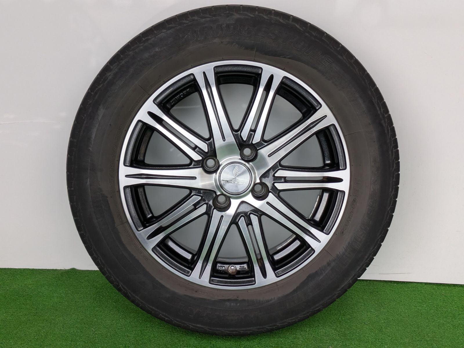  WORK 15インチアルミホイール 15 5 J 4 H 100 40 185 65 R 15インチ タイヤ ホイールセット