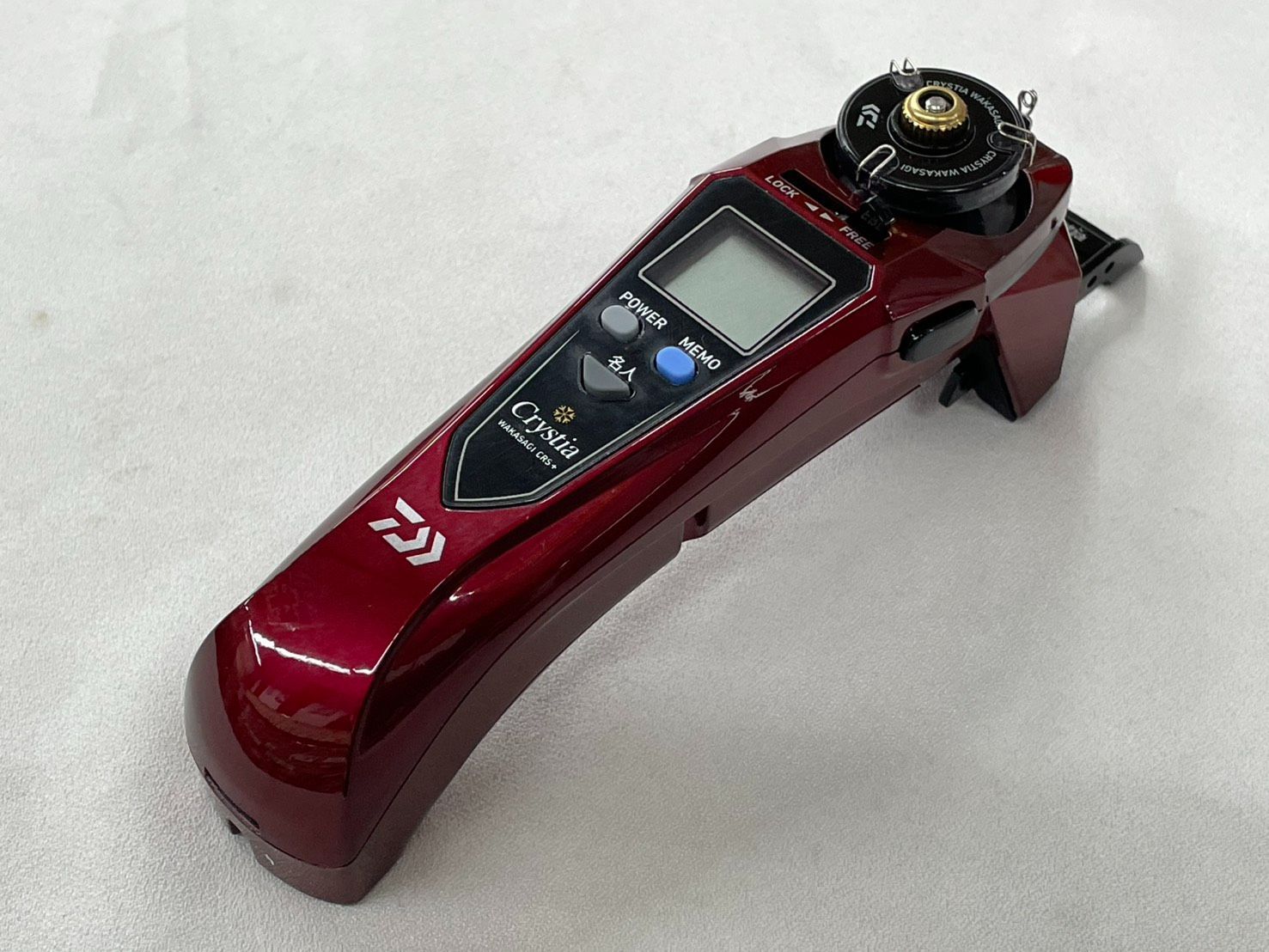 送料無料 極美品 ダイワ クリスティアワカサギ CRS＋ レッド 電動