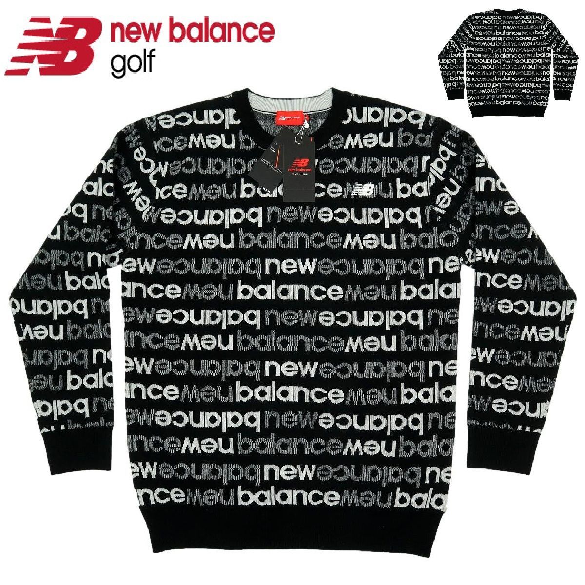 B 3611 モデル Balance Golf ニュー ンスゴルフ セーター クルーネックニット ゴルフウェア 012 5270004