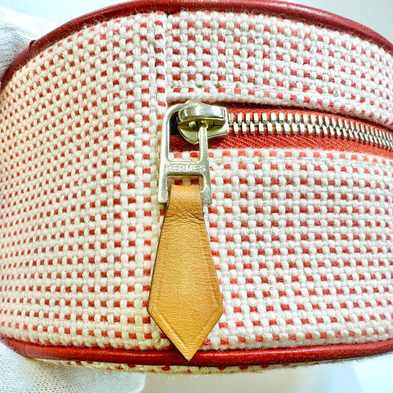 返品OK】美品 HERMES エルメス エヴァジオン ポーチ ヴァーミリオン 