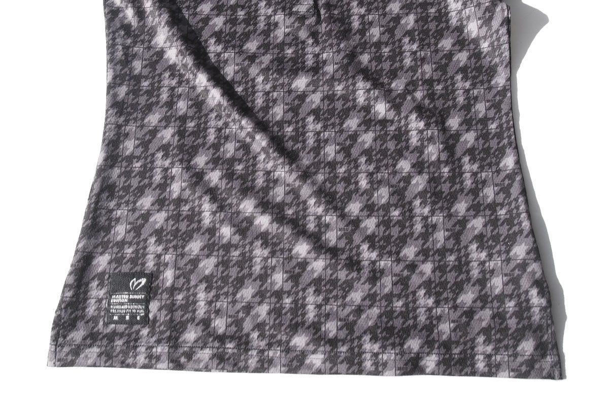  ｜ ｜マスターバニーエディション｜MASTER BUNNY EDITION｜千鳥格子柄半袖ポロシャツ｜レディースゴルフウェア｜1 社会人ゴルフ用品 ウォームアップウェア シャツ レディースウェア