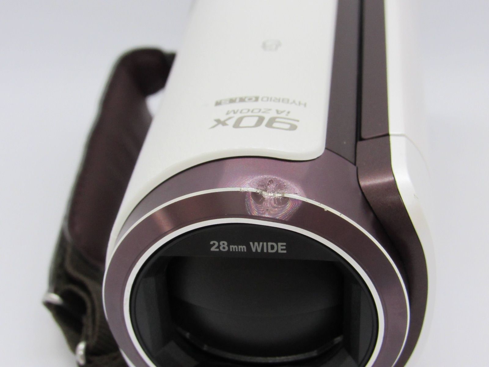  動作品 元 Panasonic HC W 570 M ホワイト パナソニック ビデオカメラ ビデオカメラ本体 ビデオカメラ