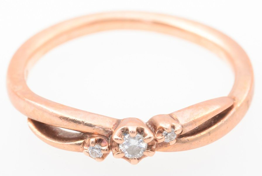 4℃ K 10 PG ダイヤモンド リング 品番c 24-60