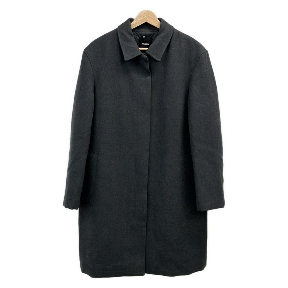theory セオリー コート サイズS レディース ダークグレー 長袖 中綿 冬