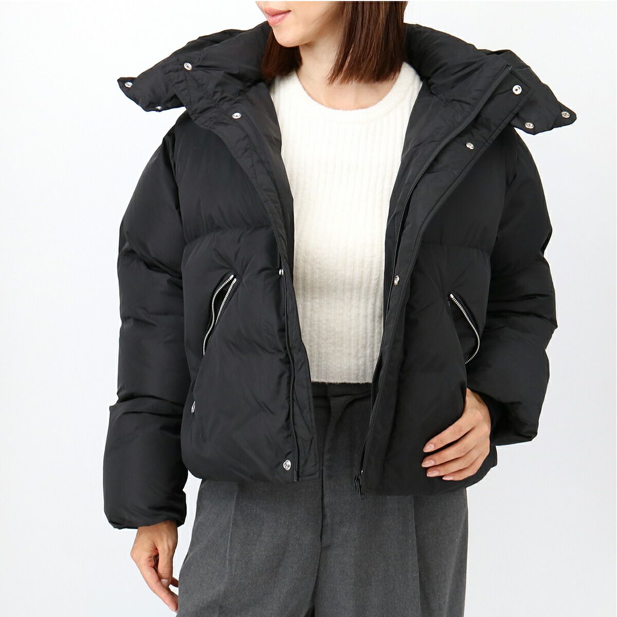 MM6 Maison Margiela KIDS エムエムシックス メゾンマルジェラ キッズ 大人もOK M60823 MM001 ショート 中綿コート ジャケット アウター フード付き ブランド