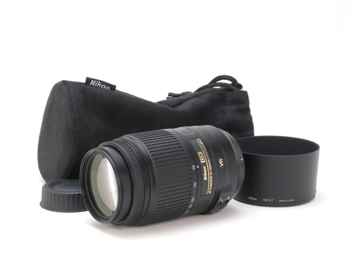 AA 上品 Nikon ニコン AF S DX NIKKOR 55 300 mm F 4 5 6 G ED VR 初期不良 対応 212 33