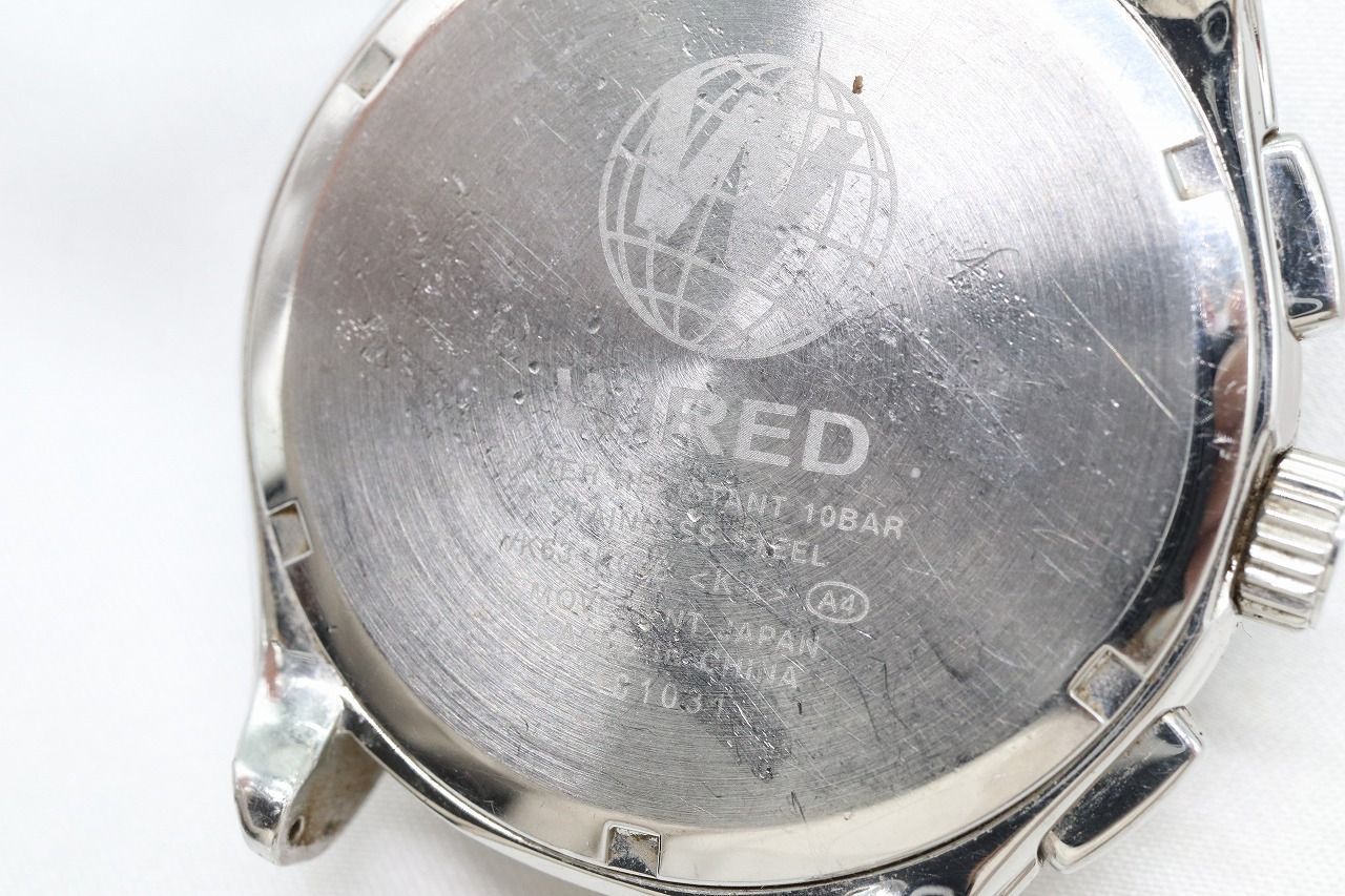 W281-72】動作品 電池交換済 SEIKO WIRED セイコー ワイアード クロノ