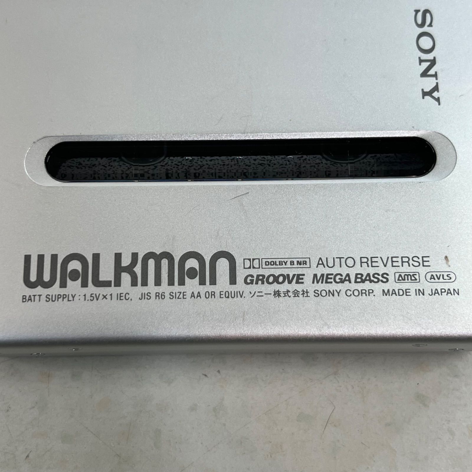 ジャンク】SONY WALKMAN WM-EX677 GROOVE イヤフォン 収納袋付き