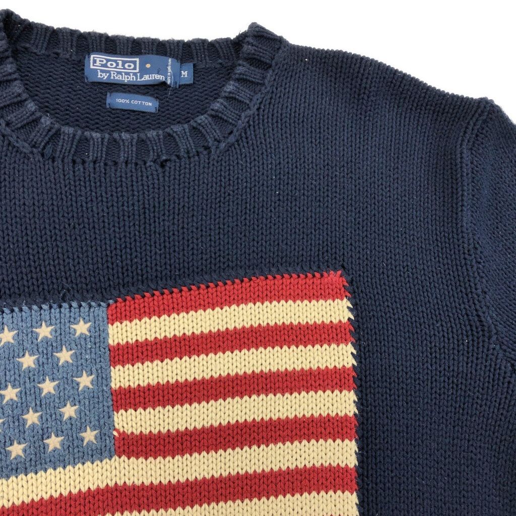 90年代 Polo by Ralph Lauren ポロ ラルフローレン 星条旗 コットン