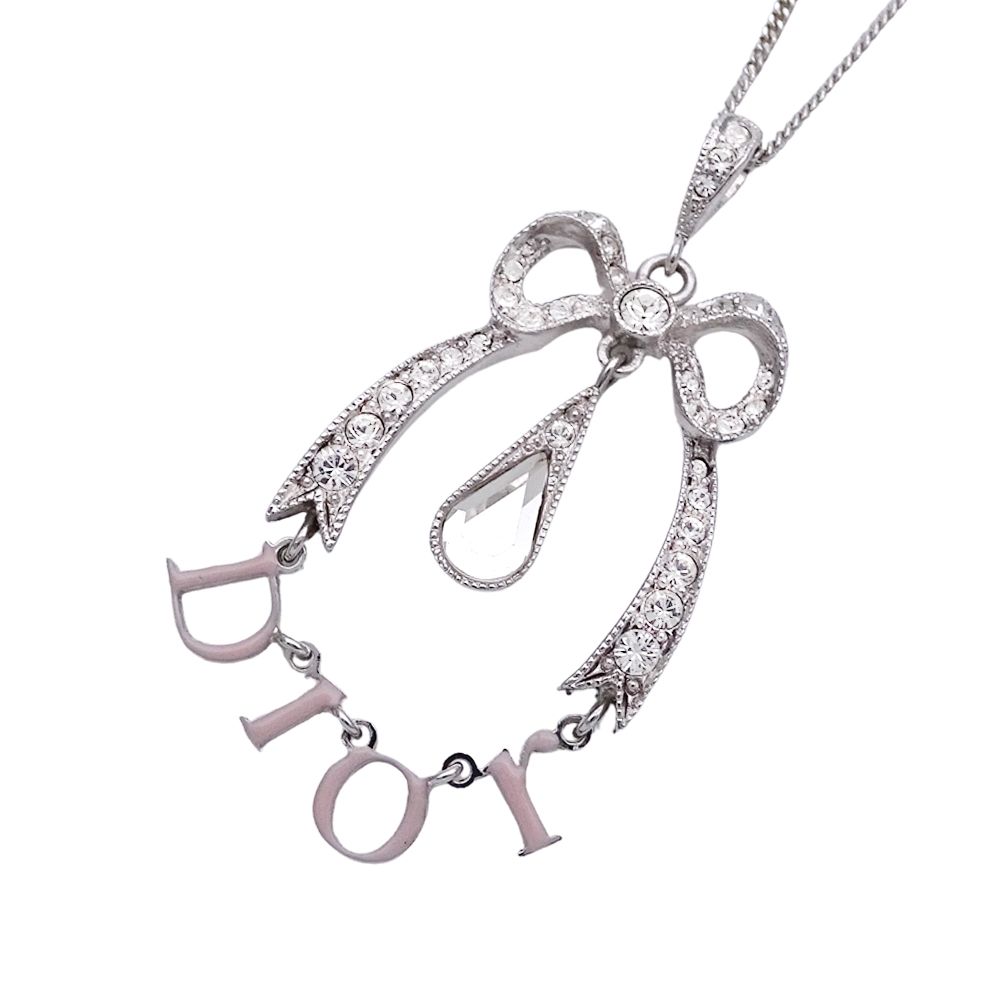 ディオール Dior ネックレス レディース ブランド メタル シルバー