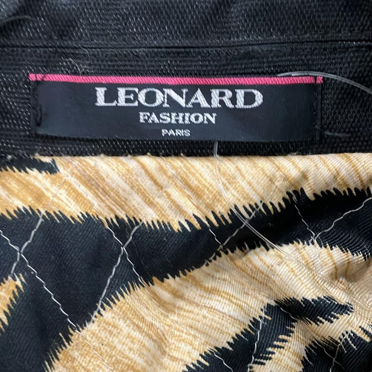  LEONARD レオナール コート サイズ9 AR S レディース - 黒 長袖 中綿 秋 冬 その他 ジャケット アウター