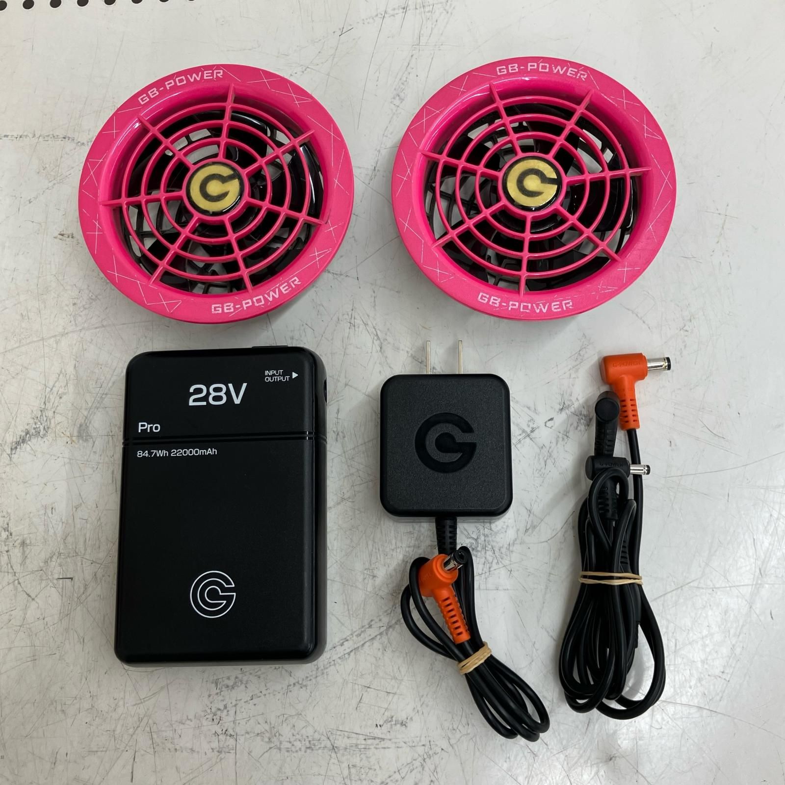 ДД長信ジャパン 充電式ファン充電器 充電池 付 10 28 v GF 1 P ピンク