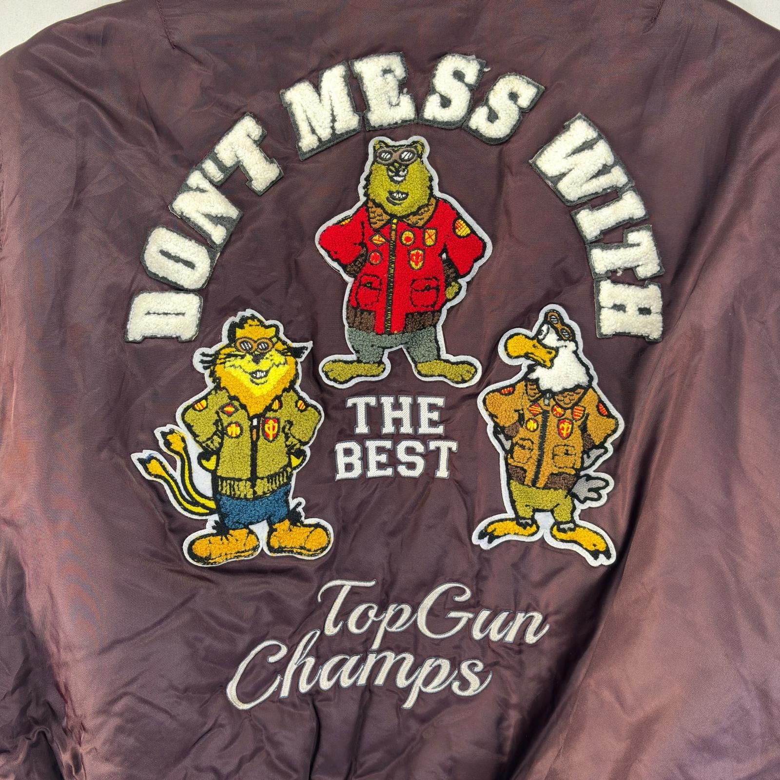 古着 トップガン ナイロンジャケット MA-1 USAF フライトジャケット