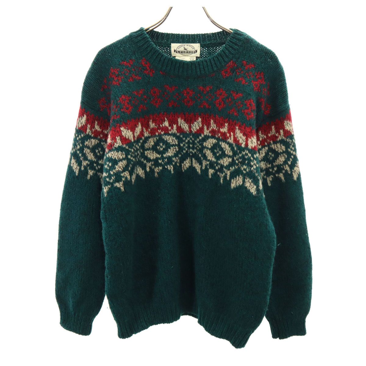 Eddie Bauer エディーバウアー 90s オールド ノルディック柄 長袖