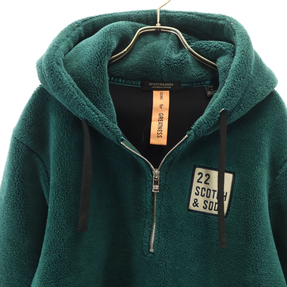 SCOTCH&SODA スコッチアンドソーダ 長袖 ハーフジップ フリース 