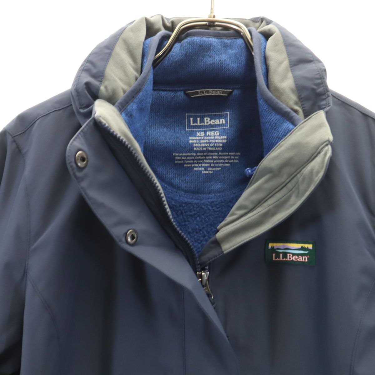 L.L.Bean エルエルビーン 3WAY ジャケット XS ネイビー アウトドア 