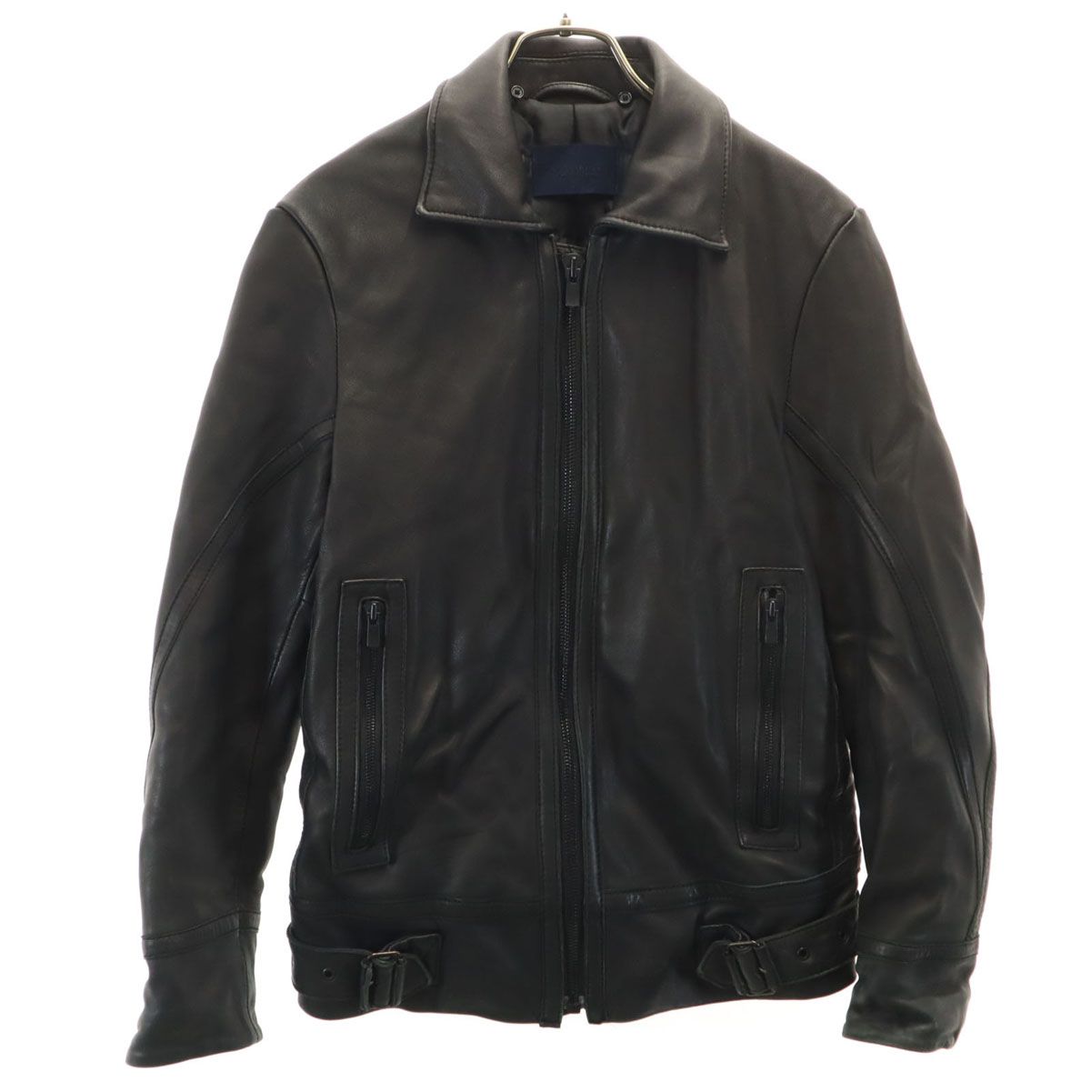 junhashimoto ジュンハシモト レザージャケット S ブラック nano