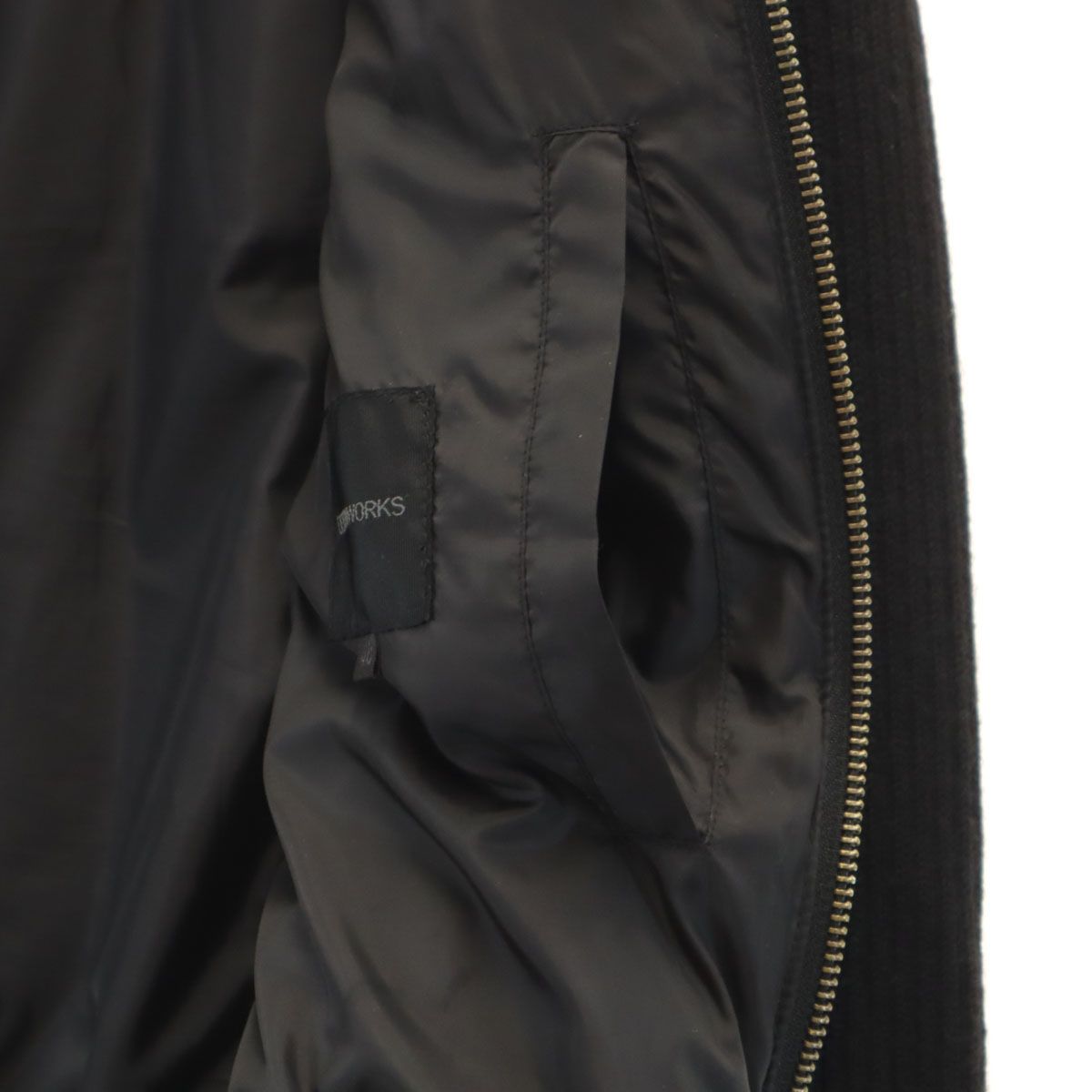 DESIGNWORKS デザインワークス ダウンジャケット 46 ブラック 