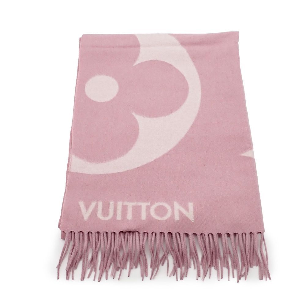【新品未使用】Louis Vuitton ストール ピンク 美品❕LOUIS VUITTON ピンク ストール
