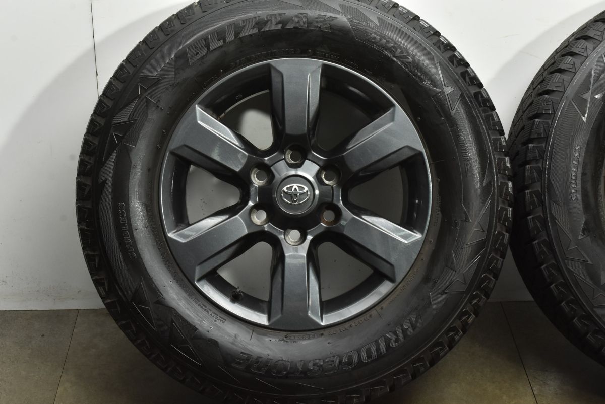  品 トヨタ 150 ランクルプラド アルジェントクロス 17 in 7 5 J 25 PCD 139 ブリヂストン DM V 2 265 65 R ホイールのみ 17インチ タイヤ ホイールセット