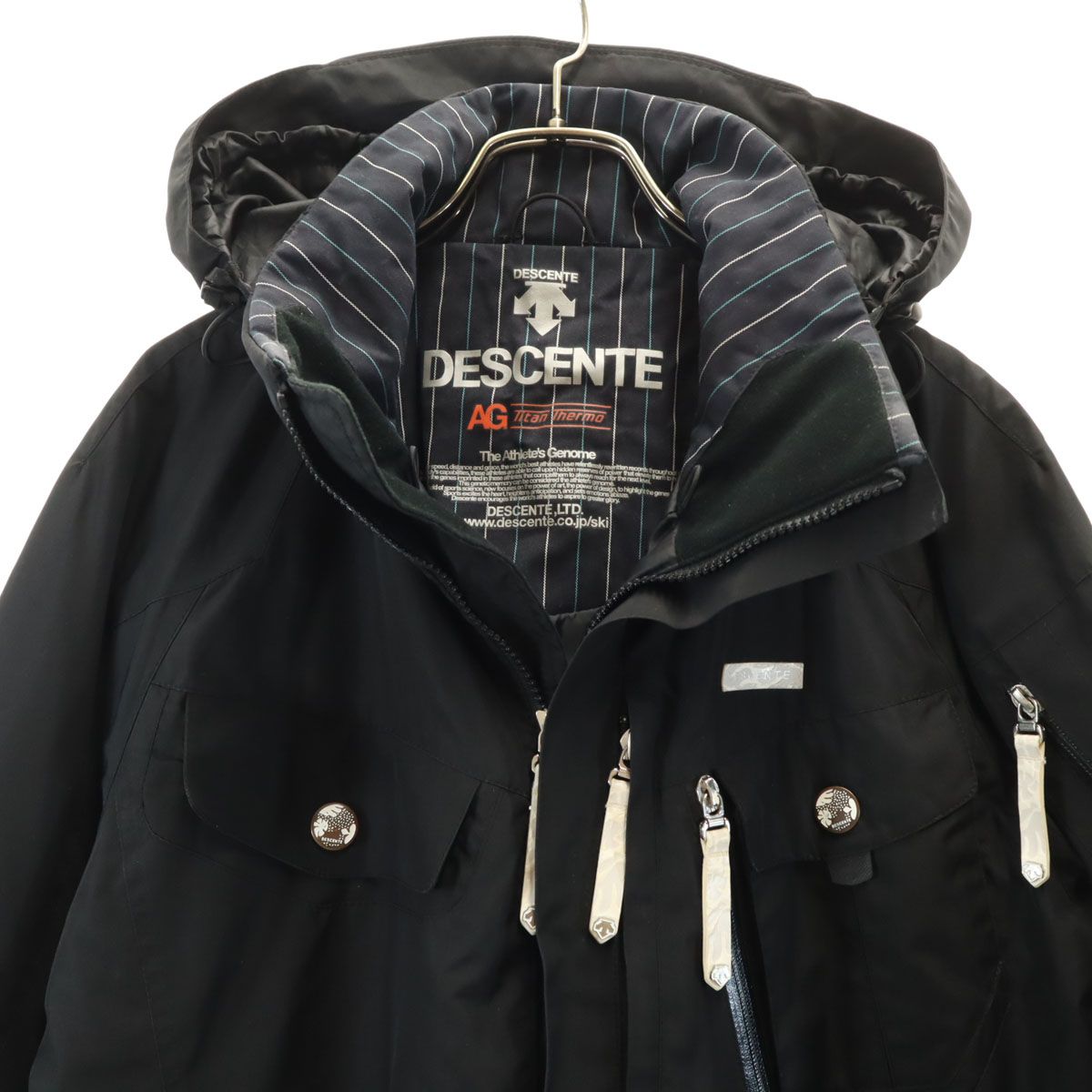 DESCENTE デサント スノーボード シェル ジャケット M ブラック スキー