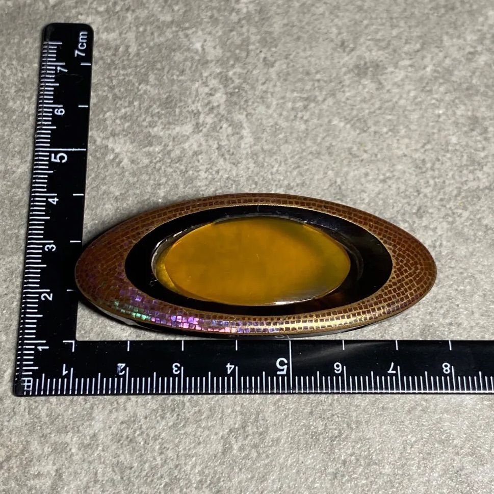  帯留 本鼈甲 白甲 螺鈿 蒔絵 在銘あり 光凌 和装小物 かんざし 髪飾り 和装小物