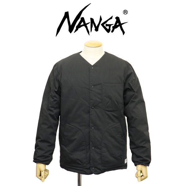NANGA ナンガ メンズ ND 2441-1 M 300 HINOC RIPSTOP INNER DOWN タキビリップストップインナーダウンカーディガン 全 N 045 ブラック XL