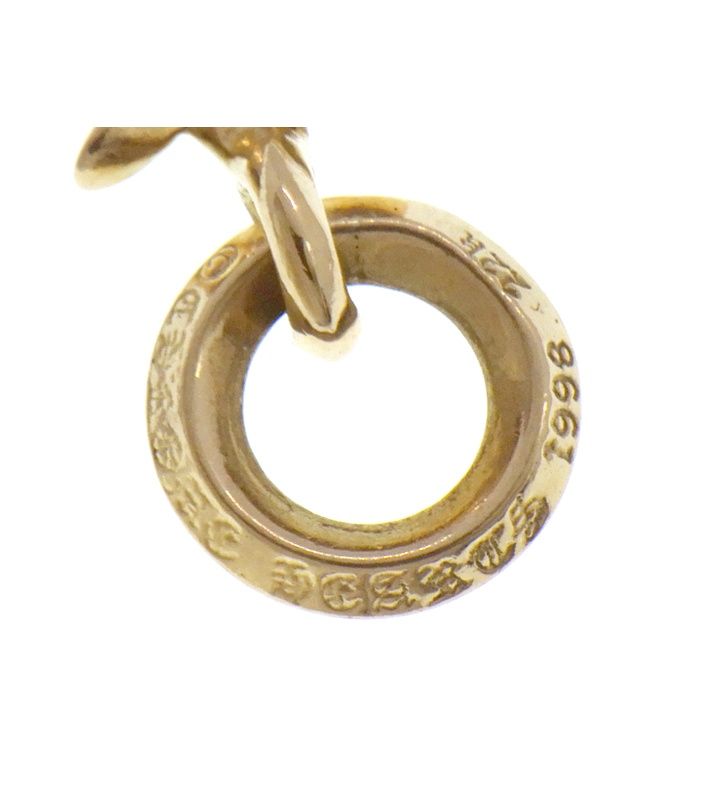 メンズ クロムハーツ CHROME HEARTS 【 22K TINY CH CROSS 】 タイニー