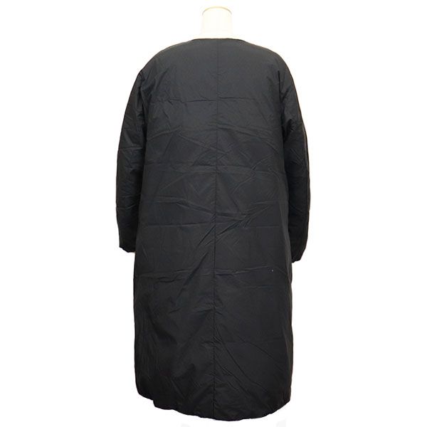 NANGA ナンガ ウィメンズ ND 2442-1 C 600 NO COLLAR DOWN COAT ノー レディースダウンコート BLACK N 058 WM