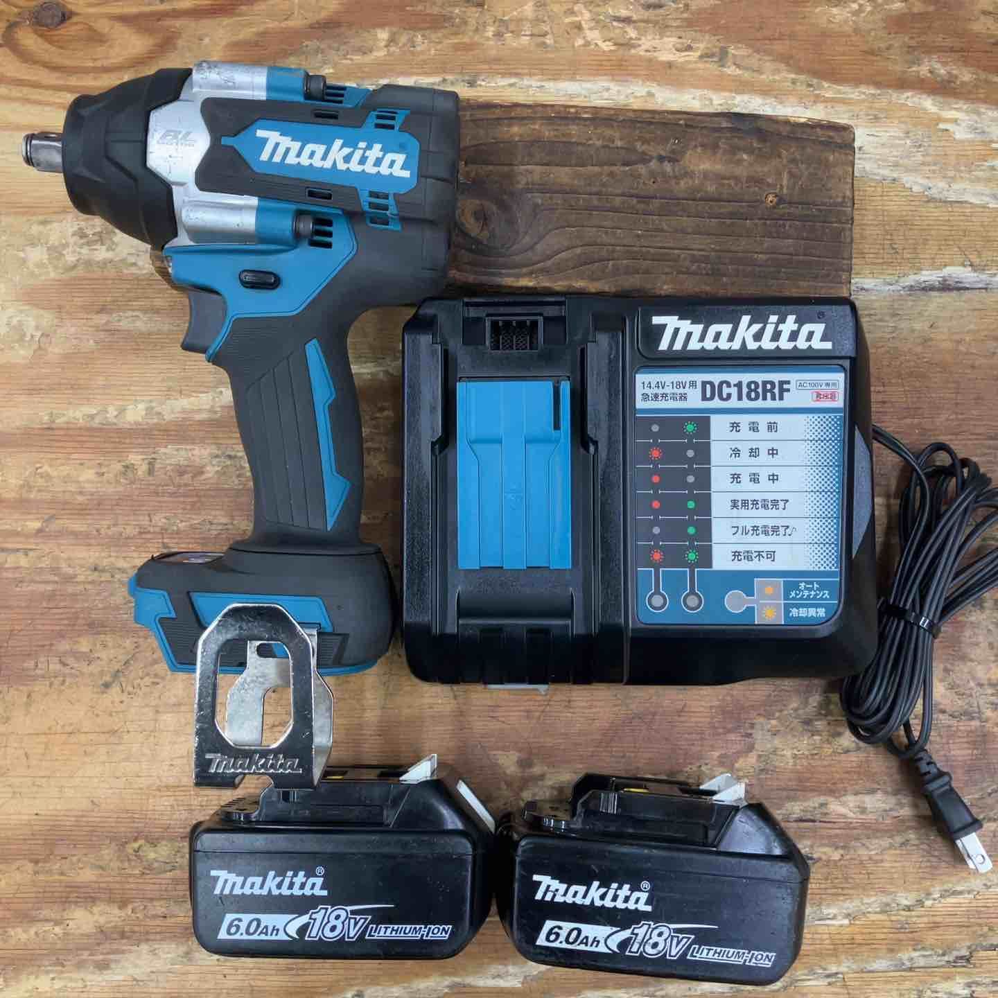 品 マキタ makita コードレスインパクトレンチ 18 V バッテリー 充電器付き セット 柏店