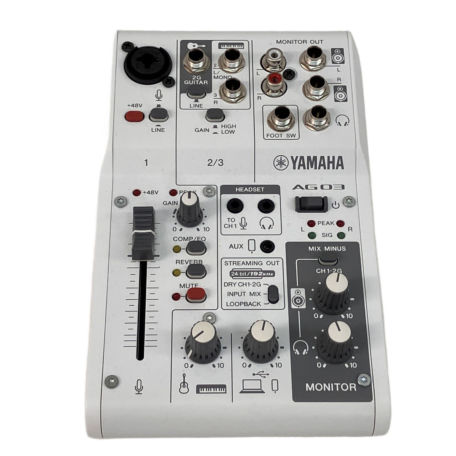 YAMAHA AG03MK2 ミキサー コンソール 2024年製 音響機材 ヤマハ 中古 YAMAHA AG03MK2 ミキサー コンソール 2024年製 音響機材 ヤマハ 中古